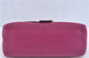 Auth FENDI Selleria Mamma Baguette Shoulder Hand Bag Purse Leather Pink J2124