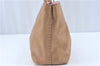 Authentic FENDI Selleria Shoulder Tote Bag Leather Beige J2126