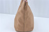 Authentic FENDI Selleria Shoulder Tote Bag Leather Beige J2126