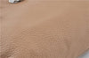 Authentic FENDI Selleria Shoulder Tote Bag Leather Beige J2126