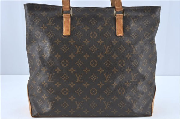 Authentic Louis Vuitton Monogram Cabas Mezzo Hand Tote Bag M51151 LV J2128