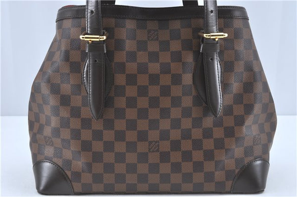 Authentic Louis Vuitton Damier Hampstead MM Shoulder Tote Bag N51204 LV J2130