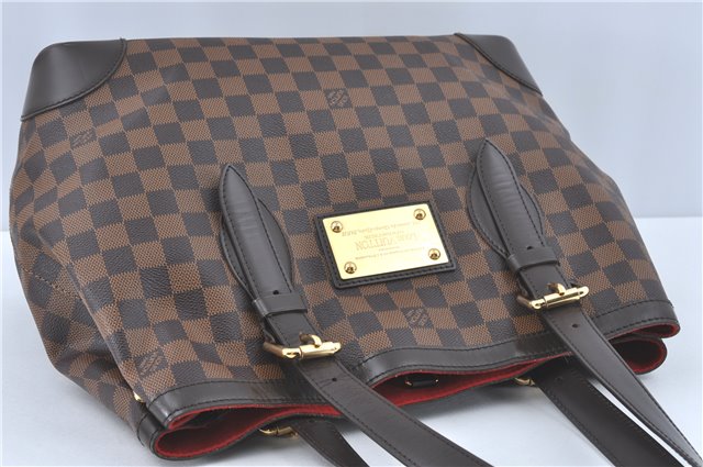 Authentic Louis Vuitton Damier Hampstead MM Shoulder Tote Bag N51204 LV J2130