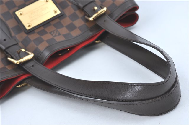 Authentic Louis Vuitton Damier Hampstead MM Shoulder Tote Bag N51204 LV J2130