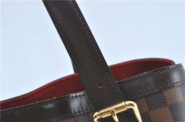 Authentic Louis Vuitton Damier Hampstead MM Shoulder Tote Bag N51204 LV J2130