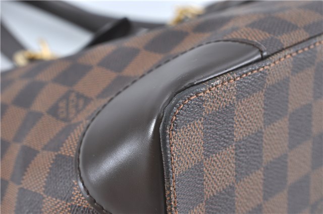 Authentic Louis Vuitton Damier Hampstead MM Shoulder Tote Bag N51204 LV J2130