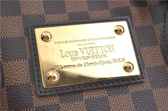 Authentic Louis Vuitton Damier Hampstead MM Shoulder Tote Bag N51204 LV J2130