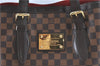 Authentic Louis Vuitton Damier Hampstead MM Shoulder Tote Bag N51204 LV J2130