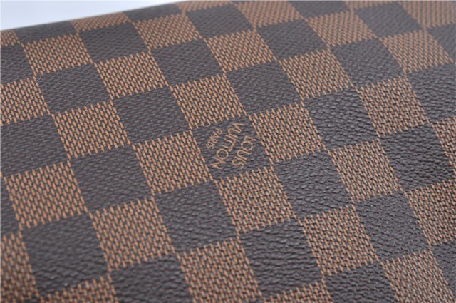 Authentic Louis Vuitton Damier Hampstead MM Shoulder Tote Bag N51204 LV J2130