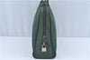 Authentic PRADA Nylon Tessuto Leather Shoulder Tote Bag Green J2131