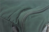 Authentic PRADA Nylon Tessuto Leather Shoulder Tote Bag Green J2131