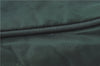 Authentic PRADA Nylon Tessuto Leather Shoulder Tote Bag Green J2131