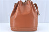 Authentic Louis Vuitton Epi Noe Shoulder Bag Brown M44028 LV J2132