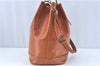 Authentic Louis Vuitton Epi Noe Shoulder Bag Brown M44028 LV J2132