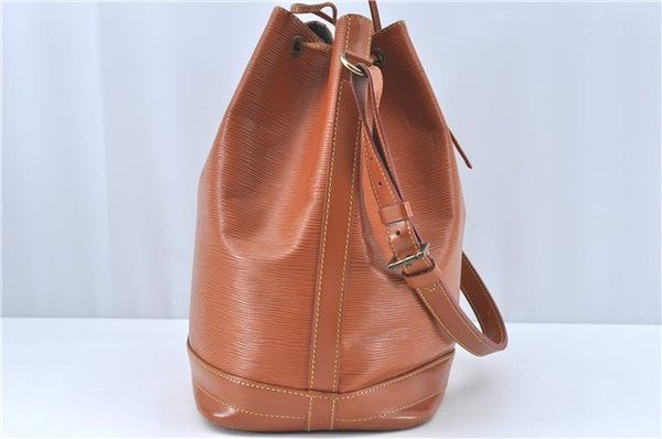 Authentic Louis Vuitton Epi Noe Shoulder Bag Brown M44028 LV J2132