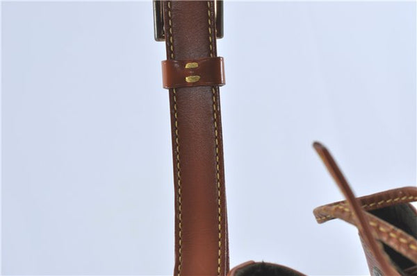 Authentic Louis Vuitton Epi Noe Shoulder Bag Brown M44028 LV J2132