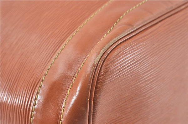 Authentic Louis Vuitton Epi Noe Shoulder Bag Brown M44028 LV J2132