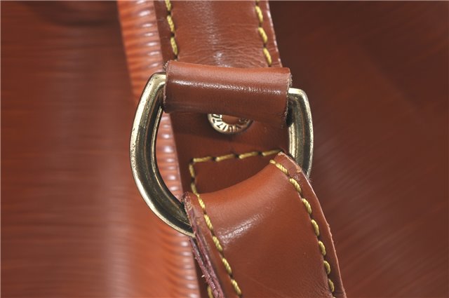 Authentic Louis Vuitton Epi Noe Shoulder Bag Brown M44028 LV J2132
