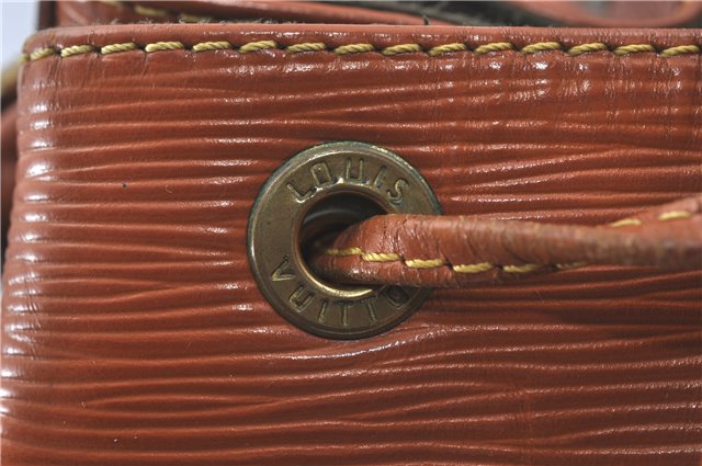 Authentic Louis Vuitton Epi Noe Shoulder Bag Brown M44028 LV J2132