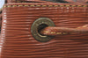 Authentic Louis Vuitton Epi Noe Shoulder Bag Brown M44028 LV J2132