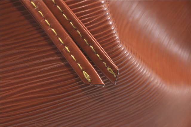 Authentic Louis Vuitton Epi Noe Shoulder Bag Brown M44028 LV J2132