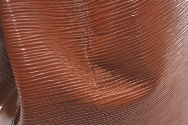 Authentic Louis Vuitton Epi Noe Shoulder Bag Brown M44028 LV J2132