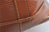 Authentic Louis Vuitton Epi Noe Shoulder Bag Brown M44028 LV J2132