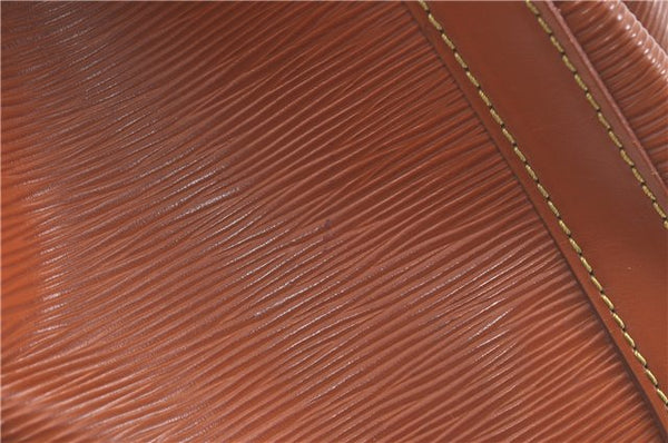 Authentic Louis Vuitton Epi Noe Shoulder Bag Brown M44028 LV J2132