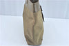 Authentic GUCCI Tote Hand Bag Nylon Leather 0021105 Beige J2134