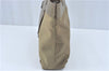 Authentic GUCCI Tote Hand Bag Nylon Leather 0021105 Beige J2134