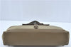 Authentic GUCCI Tote Hand Bag Nylon Leather 0021105 Beige J2134