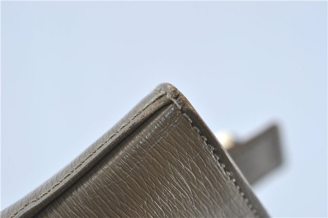 Authentic GUCCI Tote Hand Bag Nylon Leather 0021105 Beige J2134