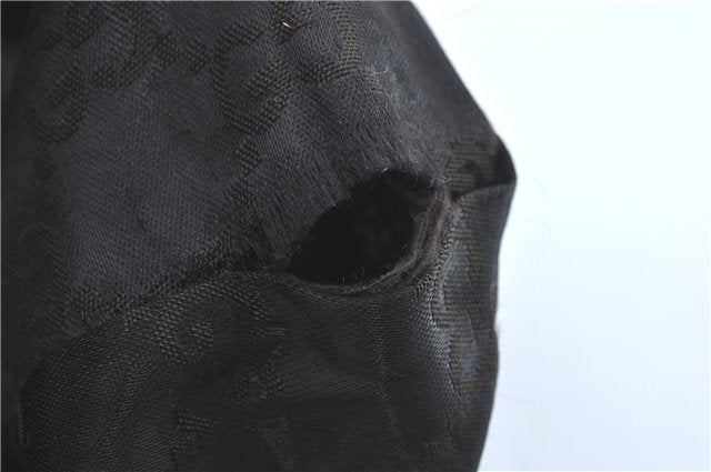 Authentic GUCCI Tote Hand Bag Nylon Leather 0021105 Beige J2134