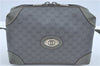 Authentic GUCCI Micro GG PVC Leather Shoulder Cross Body Bag Purse Gray J2135