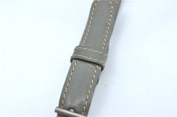 Authentic GUCCI Micro GG PVC Leather Shoulder Cross Body Bag Purse Gray J2135