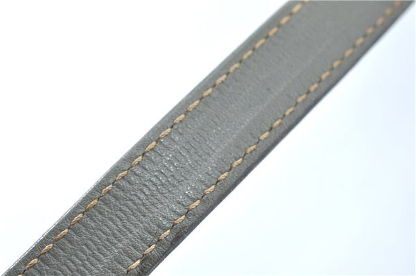 Authentic GUCCI Micro GG PVC Leather Shoulder Cross Body Bag Purse Gray J2135