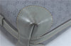 Authentic GUCCI Micro GG PVC Leather Shoulder Cross Body Bag Purse Gray J2135