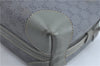Authentic GUCCI Micro GG PVC Leather Shoulder Cross Body Bag Purse Gray J2135
