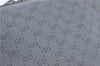 Authentic GUCCI Micro GG PVC Leather Shoulder Cross Body Bag Purse Gray J2135
