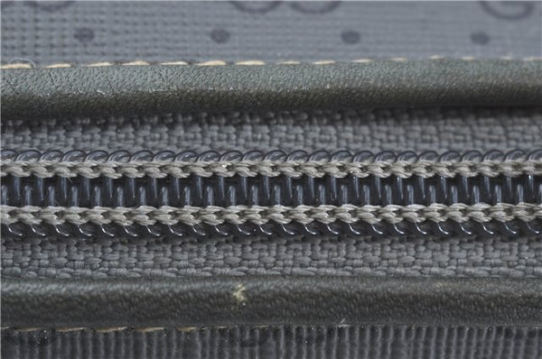 Authentic GUCCI Micro GG PVC Leather Shoulder Cross Body Bag Purse Gray J2135