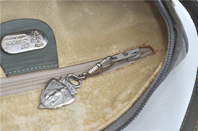 Authentic GUCCI Micro GG PVC Leather Shoulder Cross Body Bag Purse Gray J2135