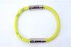 Authentic Louis Vuitton Taiga Rama Split Leather Bracelet M6490E Yellow LV J2136