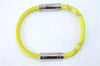 Authentic Louis Vuitton Taiga Rama Split Leather Bracelet M6490E Yellow LV J2136