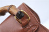 Authentic GUCCI Bamboo Backpack Leather Brown J2137