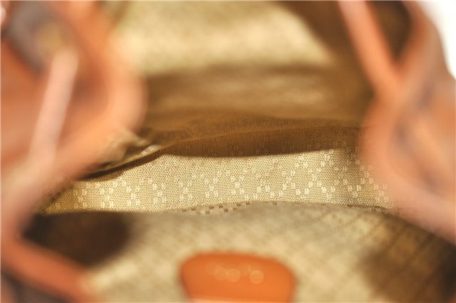 Authentic GUCCI Bamboo Backpack Leather Brown J2137