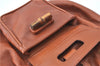 Authentic GUCCI Bamboo Backpack Leather Brown J2137