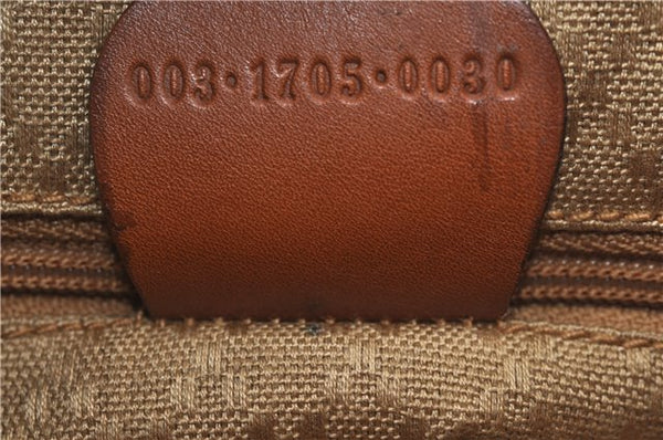 Authentic GUCCI Bamboo Backpack Leather Brown J2137