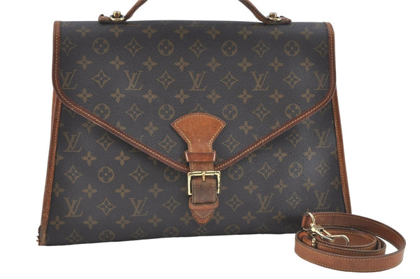 Auth Louis Vuitton Monogram Beverly 41 2Way Shoulder Hand Bag M51121 LV J2142