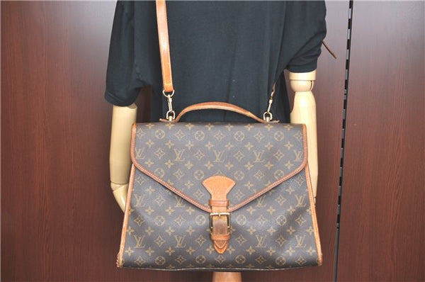 Auth Louis Vuitton Monogram Beverly 41 2Way Shoulder Hand Bag M51121 LV J2142