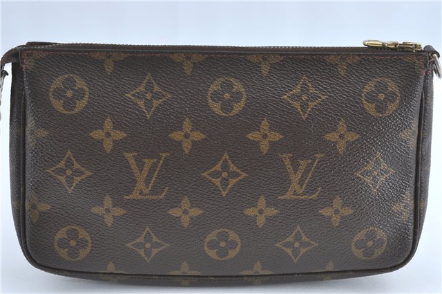Authentic Louis Vuitton Monogram Cherry Pochette Accessoires Shoulder Bag J2145